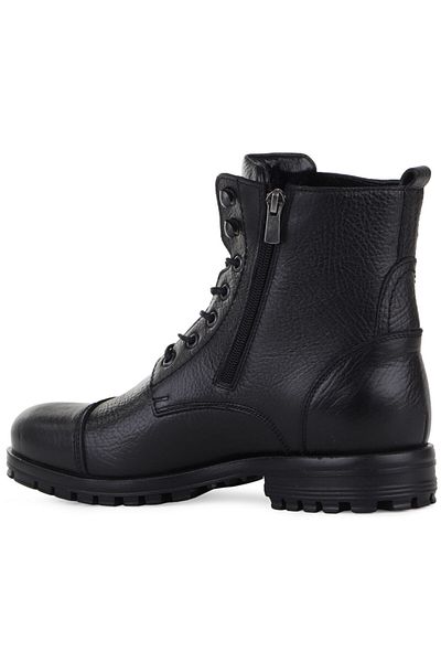 Voyager Men's Black Daily Genuine Leather Boots 2807