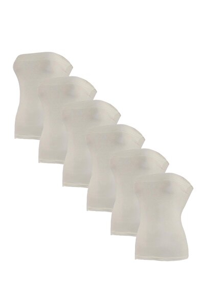 YILDIZ 6 штук зіркових лікраних без бретелей майка екрю 2182