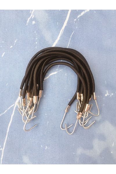 Yeşim Aksesuar Rubber Buckle with Metal Hook at the End 20 Pieces