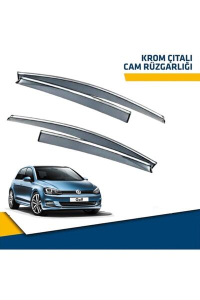 Point Vw Golf 7 Mügen Cam Rüzgarlığı ( Nikelajlı ) Hb 2013 - 2021 Arası 4 Lü Set