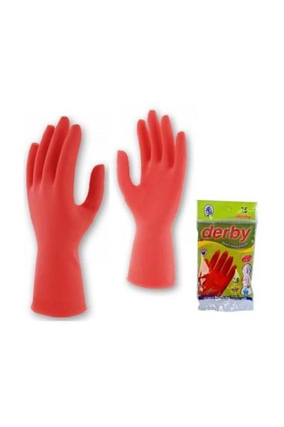 Derby Latex Dish Gloves No:9