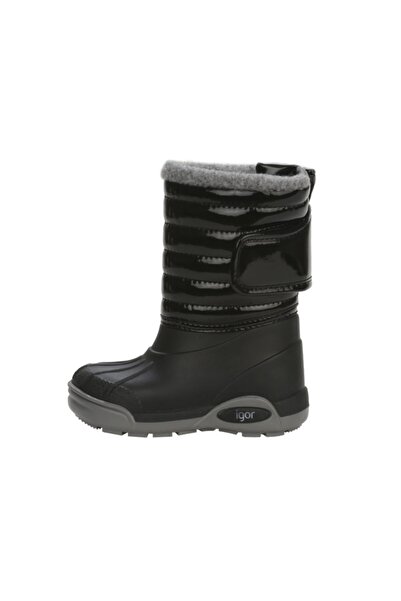 IGOR W10168 Topo Ski Charol Детски черни ботуши