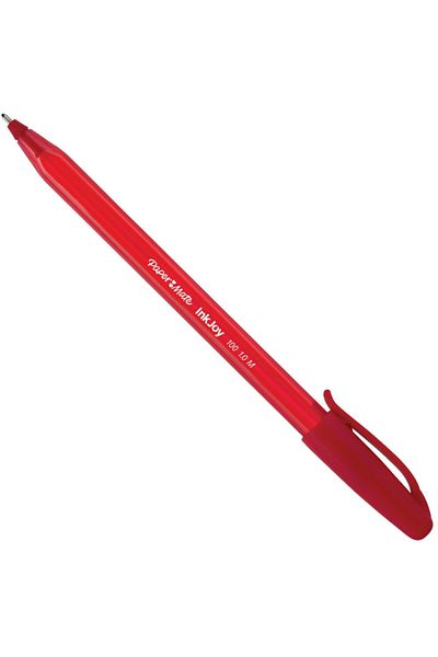 Paper-Mate Paper Mate Ballpoint Pen Inkjoy 100 1.0 Mm Red S0957140 Single (1 PC)