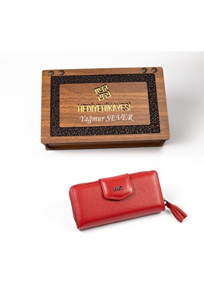 HKY Genuine Leather Multi-Useful Women's Wallet
