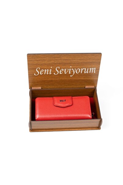 HKY Genuine Leather Multi-Useful Women's Wallet