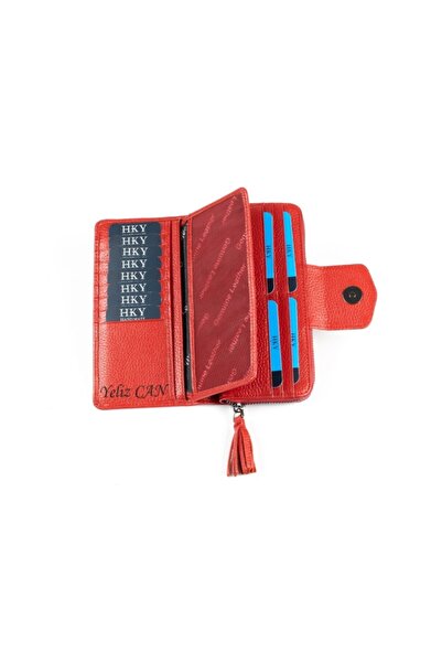 HKY Genuine Leather Multi-Useful Women's Wallet