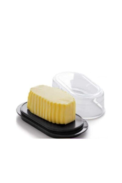 Tupperware حاوية تقديم وتخزين الزبدة من سلسلة كريستالين