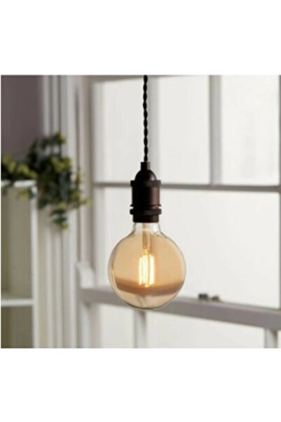 LEDREYON 4 Watt Dekoratif Glop Rustik Led Ampul Aydınlatma Bal Camlı 2700k Gü...