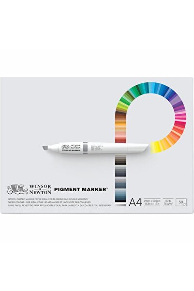 Winsor Newton Winsor & Newton: Pigment Marker: Memo Pad 50 Sheets: A4