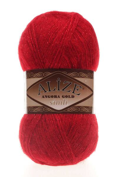 Alize Kırmızı Angora Gold Simli 106