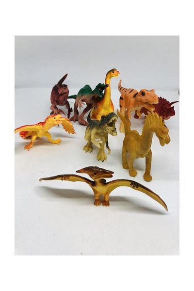 Can İthalat World of Dinosaurs Animal Play Set with Bag