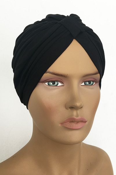 Vera Bone V Indian Ready Turban Μαύρο