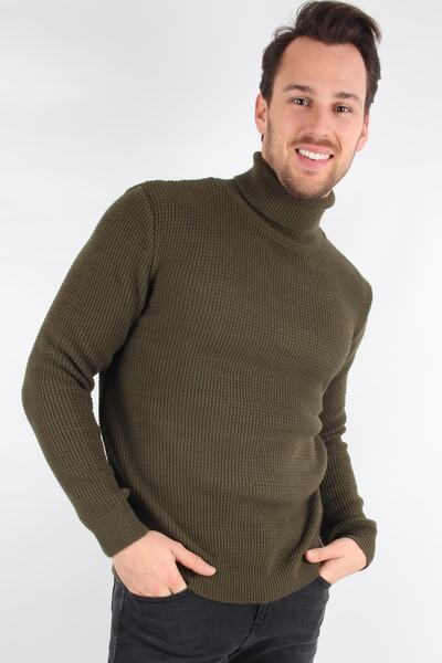 ALEXANDERGARDI Πλεκτό πουλόβερ με ζιβάγκο (E20-18827)