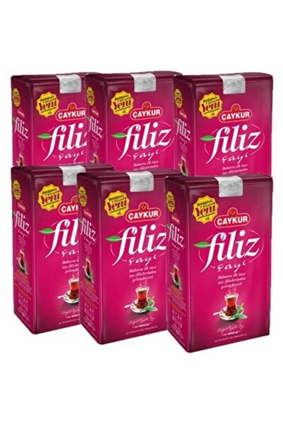 Çaykur Çaykur Filiz Çay Eko Paket 500 gr 6' Lı Avantaj