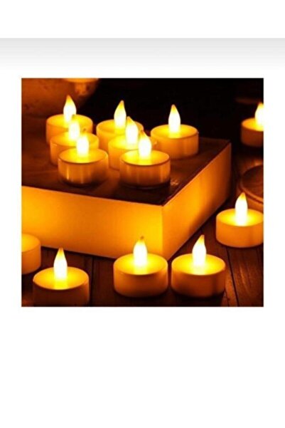 Kelebek Parti ve Kına Işıklı Dumansız Led Pilli Mum 10 Adet – Mum & Kandil – ...