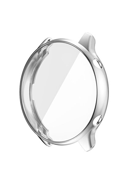 Markacase Amazfit Gtr 2 - Gtr 2e Için Tam Kaplama Silikon Kılıf Gümüş