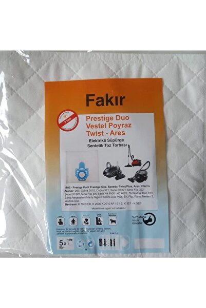 Fakir Prestige Duo - Vestel Poyraz - Twist - Ares Elektrikli Süpürge Sentetik...