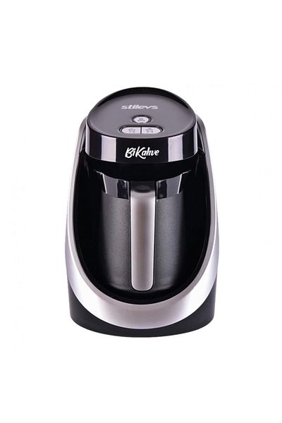 Stilevs Bıkahve Automatic Turkish Coffee Machine Silver Sıh31154