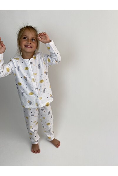 Miniko Butik %100 Pamuk Pazen Çocuk Pijama Takımı