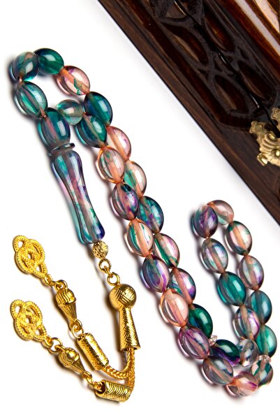 OTTOTESBİH Чоловічий зелений з візерунком ячменю, ароматизований порошок бурш...