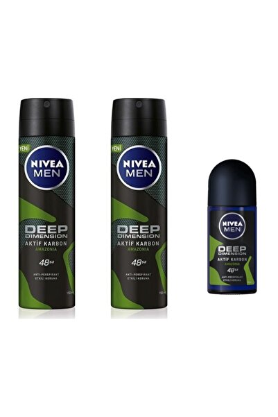 NIVEA Deep Dimension Amazonia Deodoratn Roll On Set