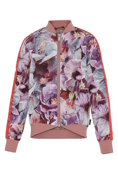 MOLO Hanna True Girl's Purple Hibiscus Coat