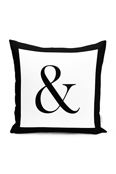 Realhomes Black White & Symbol Design Special Husă de pernă imprimată digitală