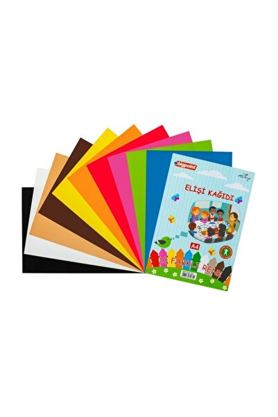 Bigpoint ورق حرفي A4 مختلط 10 ألوان - 80 جرام