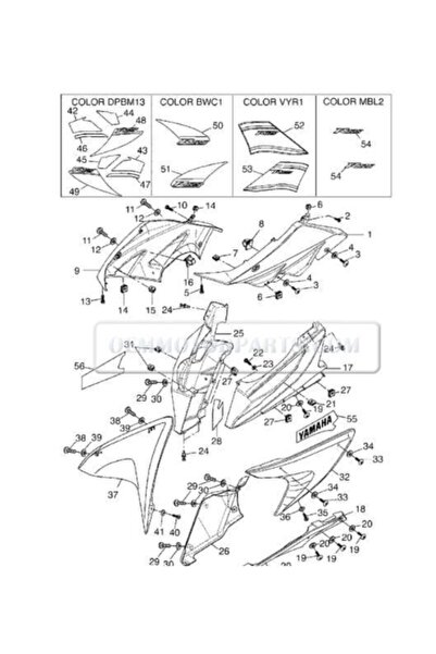 Yamaha ** Yzf R 125 Çıkartma 8