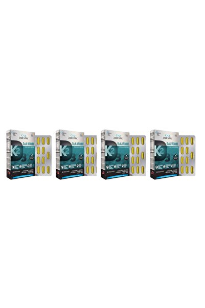 Zade Vital D3+k2 Vitamini 30 Kapsül 4'lü Paket