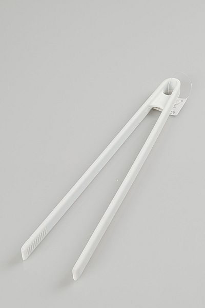 ACAR Acr Pastel Silicone Tongs/white
