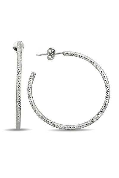 Argentum Concept 925 Ayar Gümüş Burma Halka Küpe - K091601