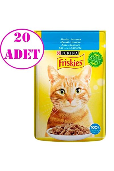 Friskies Friskies Somonlu Yetişkin Kedi Konservesi 20x85 Gr Friskies