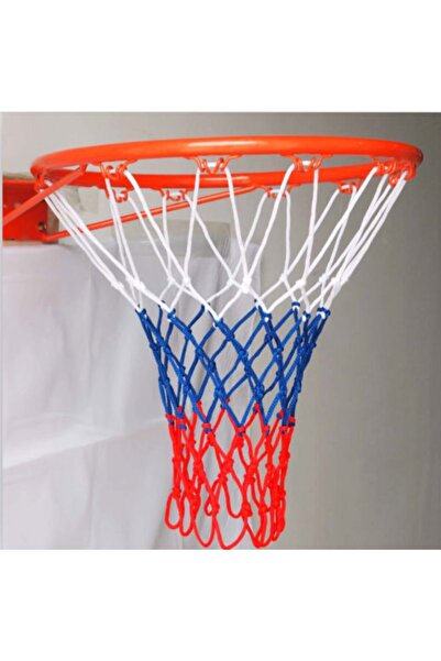 Basketball Net 4mm Polys. White-Blue-Red - 2 Pieces (basketball Ladle Net)