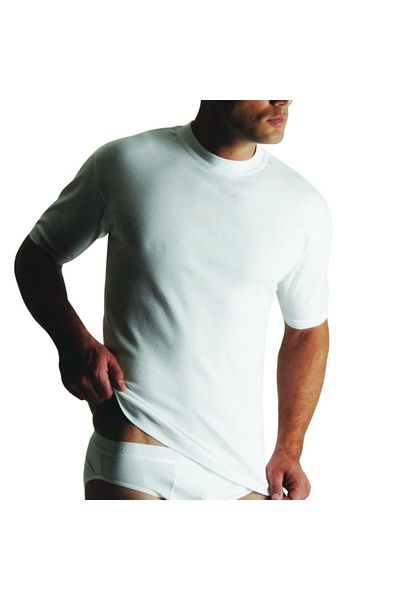 YILDIZ 6 Pieces Single Jersey Doctor Collar 100% Cotton Men's Undershirt