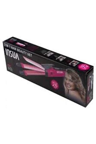 Insua مكواة فرد الشعر وتجعيده 2 في 1 لتصفيف الشعر