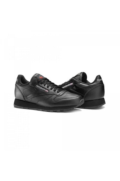 Reebok 2267 Класически кожени мъжки черни ежедневни спортни обувки