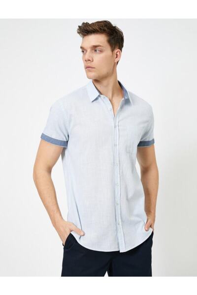 Koton Чоловічий гольф з льону Slimfit