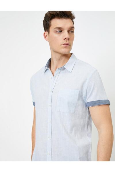 Koton Чоловічий гольф з льону Slimfit