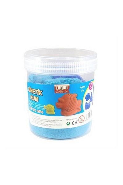 Logon Kinetic Sand Blue 450 gr + 2 Molds L6005m