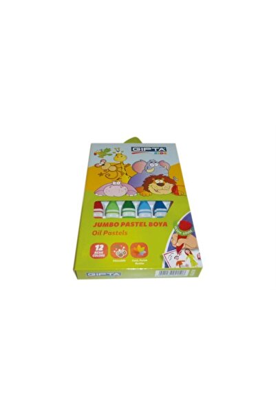 Gıpta Pastel Boya Jumbo Yıkanabilir 14mm 12 Renk K3710