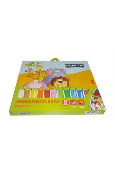 Gıpta Crayon Jumbo Washable 14mm 24 Colors K3720