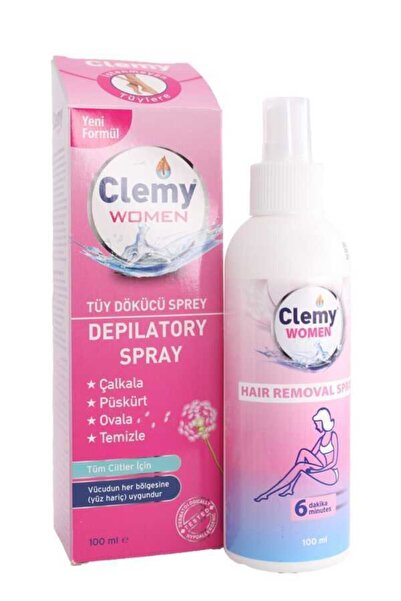 Genel Markalar Clemy Kadınlara Özel Tüy Dökücü Sprey 100 Ml
