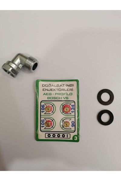 ABC FİLTRE Doğalgaz Enjektör Takımı, Ocak Dirseği Ve Contaları Bc0017