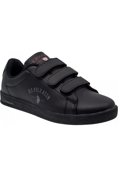U.S. Polo Assn. US Polo AssnSponge Black Velcro Boys-Girls Sneakers Sports Shoes