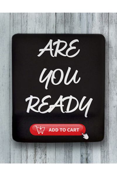 Onartem Are You Ready - Mouse Pad with Wrist Support