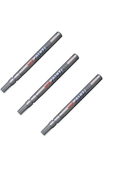 UNİ-BALL Uni Paint Marker 0.8-1.2 Painting Marker Silver