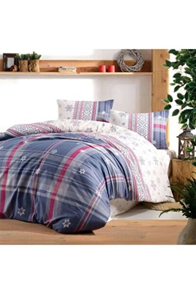 Kristal By Taç Set de lenjerie de pat Crystal Double Jolly Blue