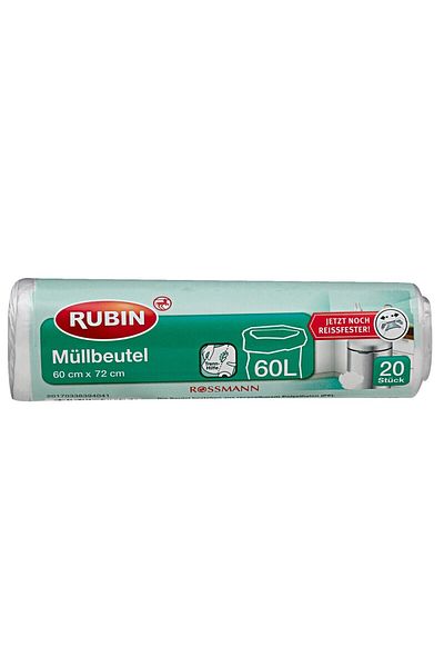 Rubin Garbage Bag 60 Liters 60x72 20 Pieces