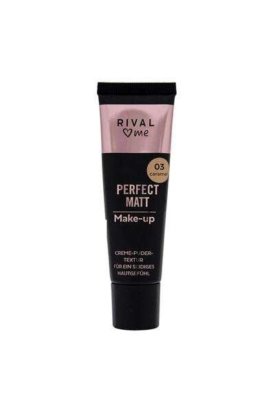 Rival Loves Me كريم أساس بيرفكت ماتي رقم: 03 كراميل 30 مل